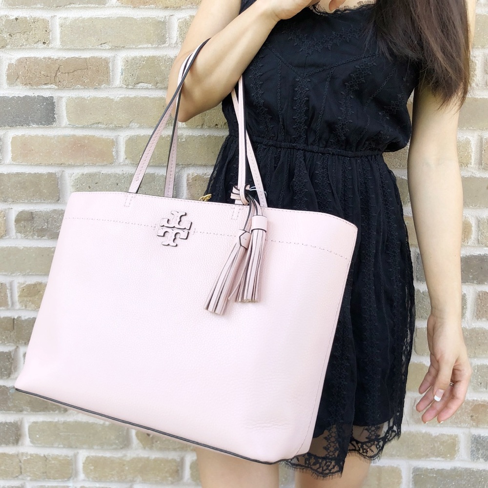 Gaby’sBags👜💕Tory Burch Large Tote pink - Picture 2 of 4